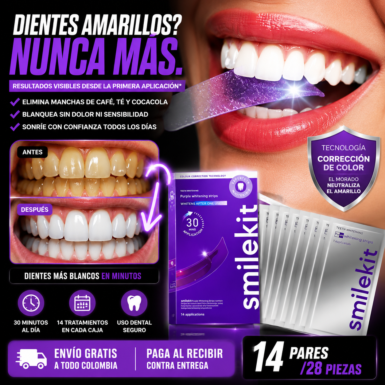 SmileKit | Cintas Blanqueadoras