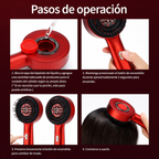 Cepillo Masajeador Capilar LED 3 en 1