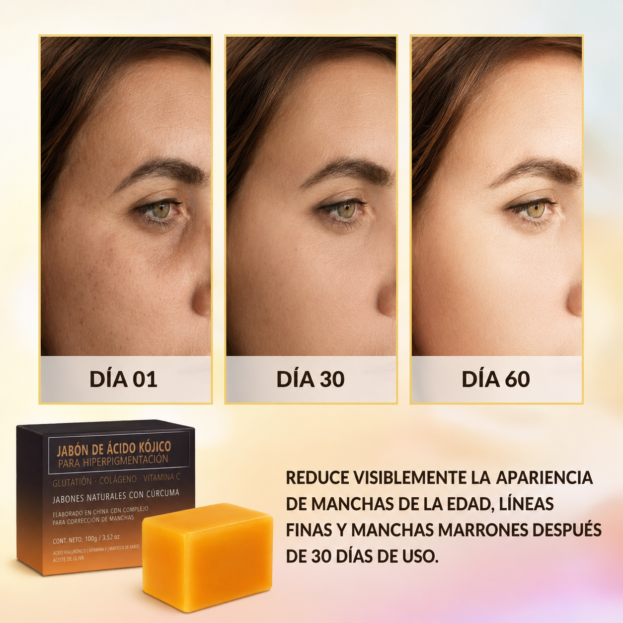 Kojiva | Jabón Facial de Cúrcuma + Ácido Kójico