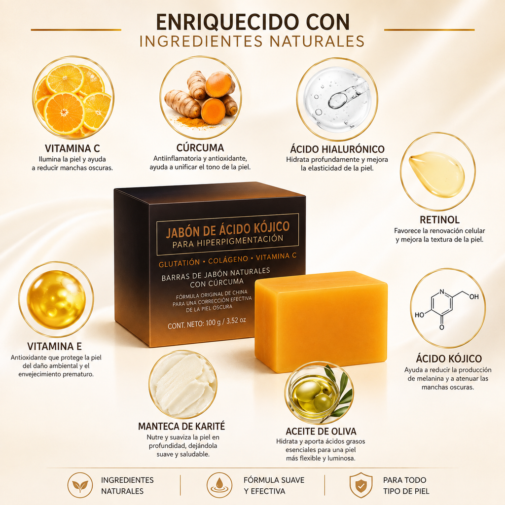 Kojiva | Jabón Facial de Cúrcuma + Ácido Kójico