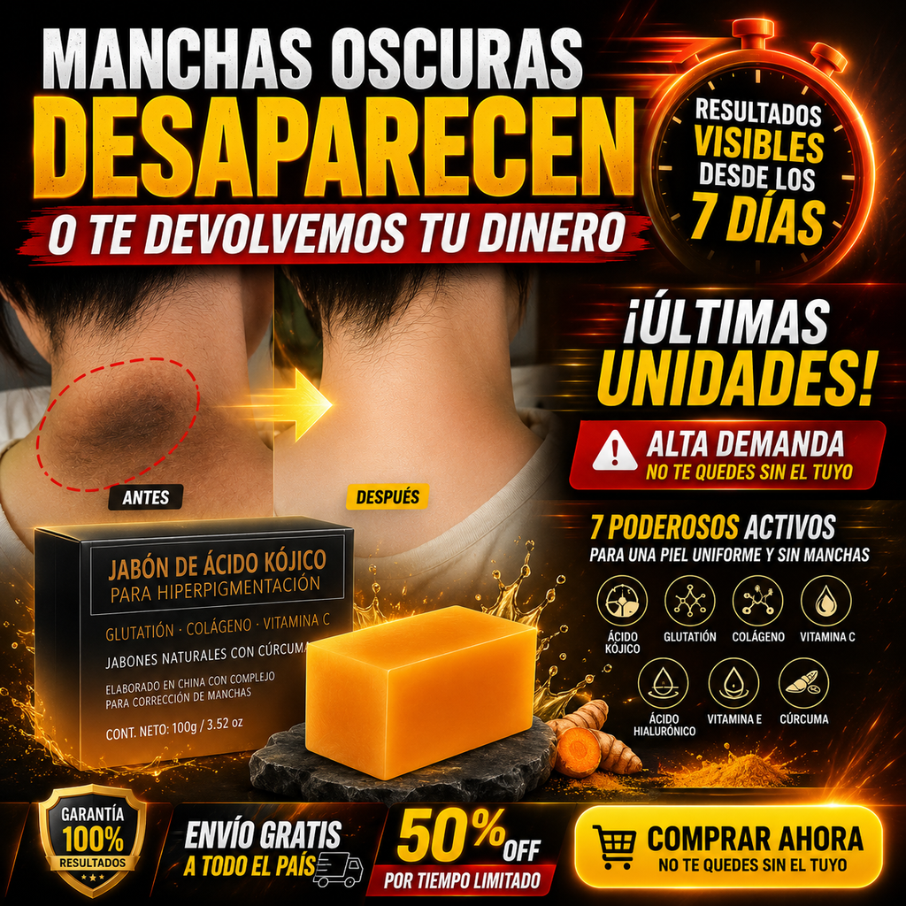 Kojiva | Jabón Facial de Cúrcuma + Ácido Kójico