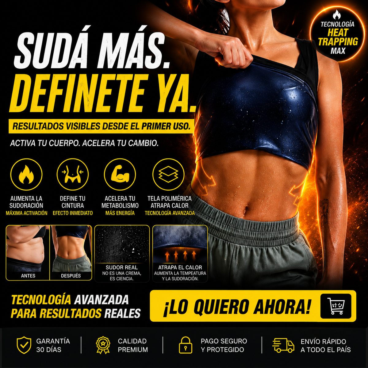 Siluette™ | Camiseta Faja Reductora