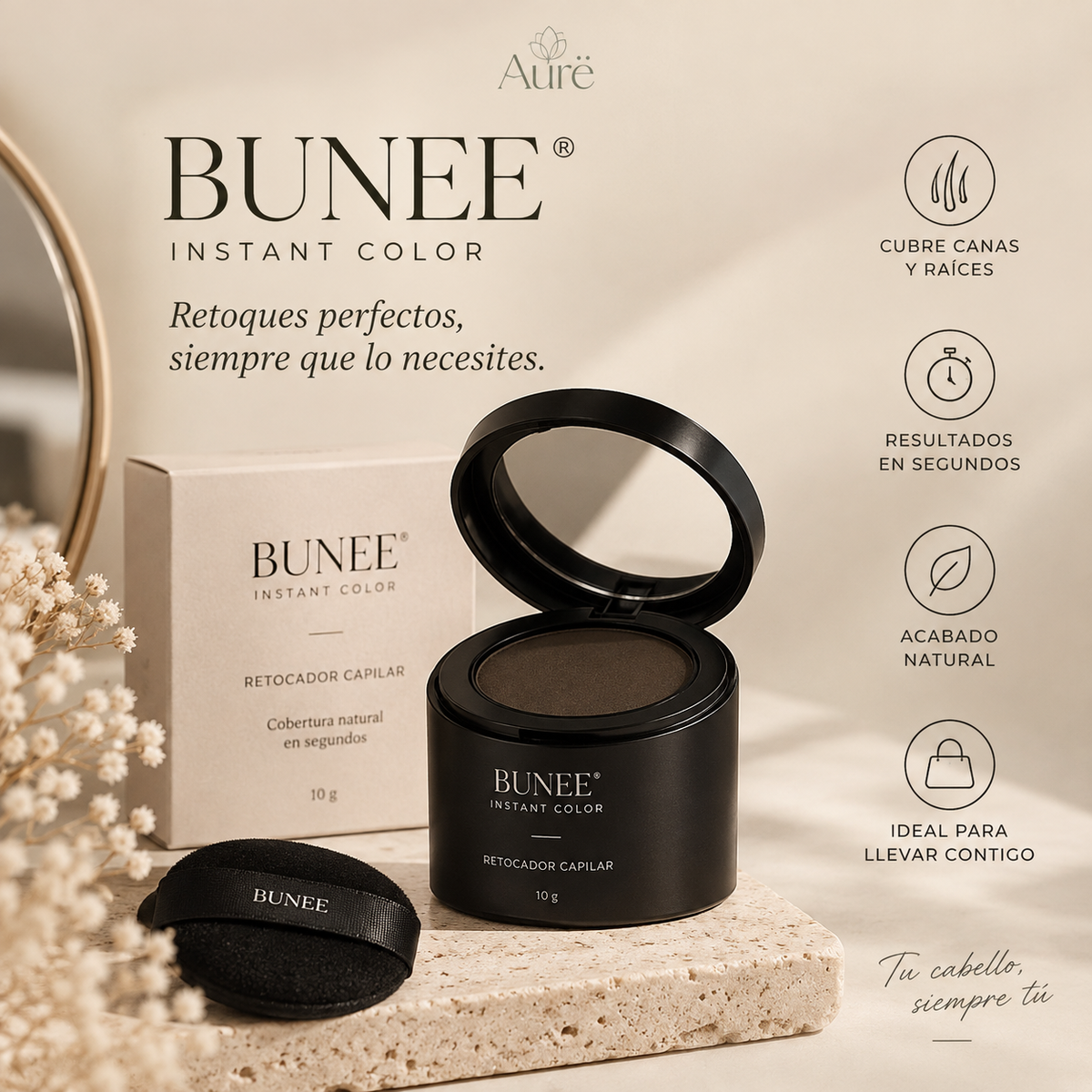 BUNEE® Instant Color | Retocador Capilar