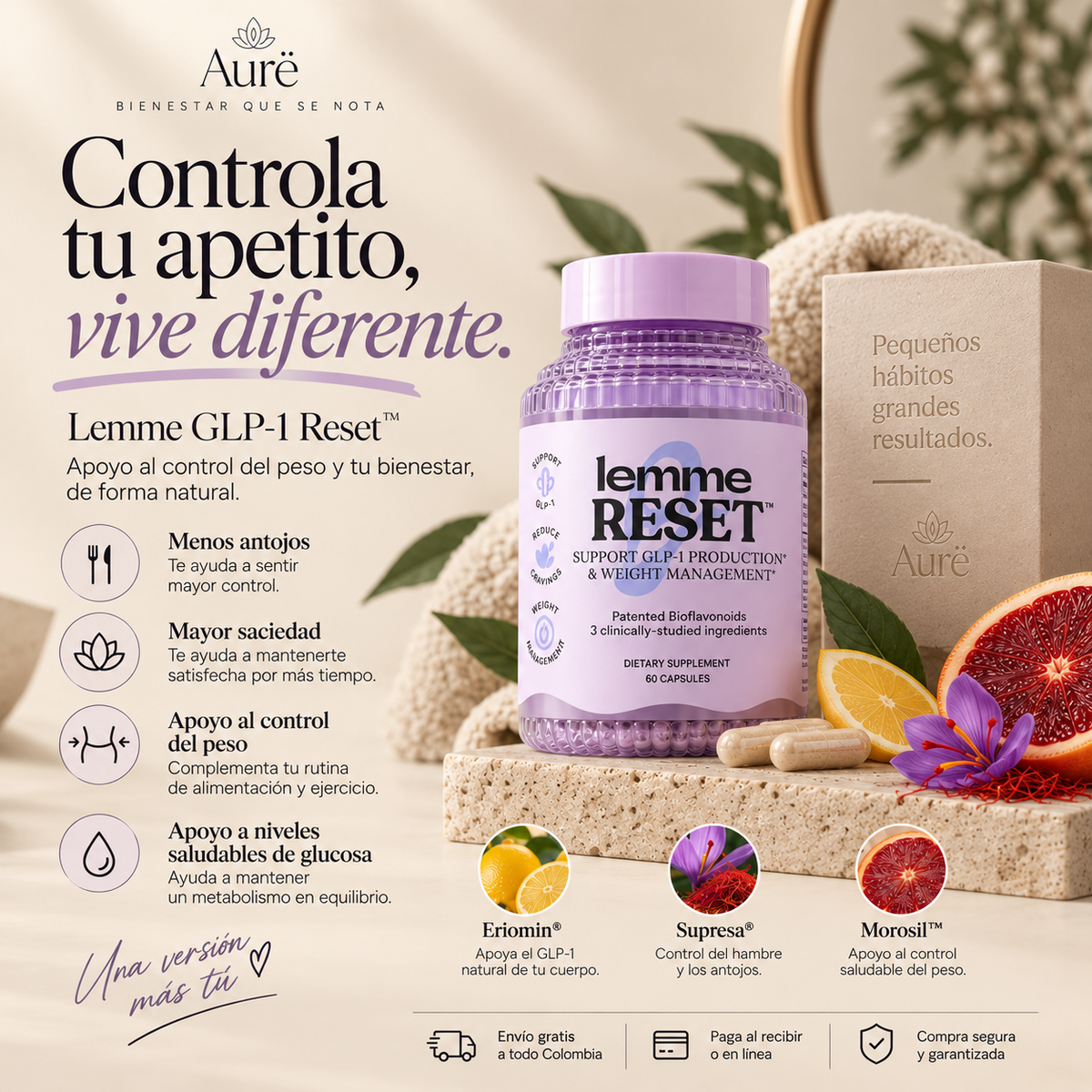 Lemme GLP-1 Daily™ | Control del Apetito y Apoyo al Control del Peso